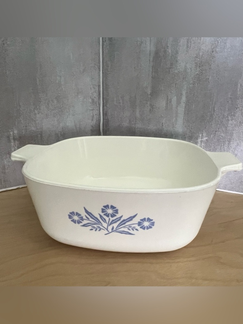 Corning Ware Blue Cornflower C-11 Casserole Dish 1 Qt Vintage Range Microwave